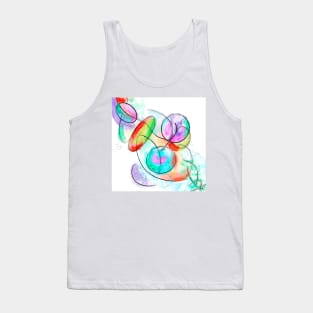 Bright Oval Abstract Tank Top